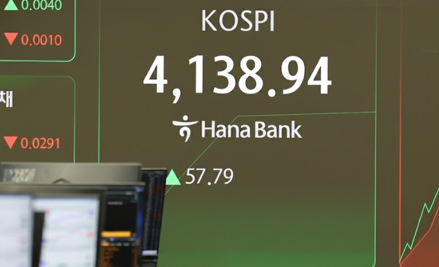 코스피, 사상 첫 4,100선 돌파 후 상승폭 축소 마감… 관세협상·정상회담 경계 속 ‘롤러코스터 장세’