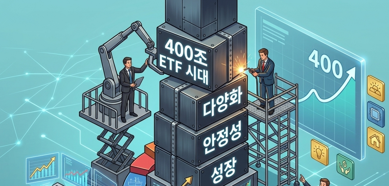 400조원 넘긴 ETF, 개미의 ‘보조 상품’에서 시장의 ‘주력 자금’으로