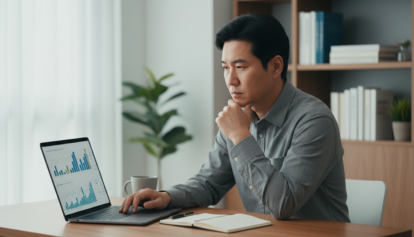 손실 난 종목을 계속 들고 있는 사람, 물타기 전에 확인할 기준